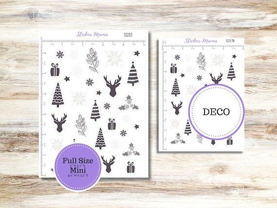 Deco 3225 | Sleek Season | Planner Stickers | Christmas Stickers | Redesigned 9-26