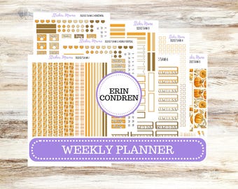 ERIN CONDREN Weekly Planner Kit WK-3221 | Pumpkin Cornstalk
