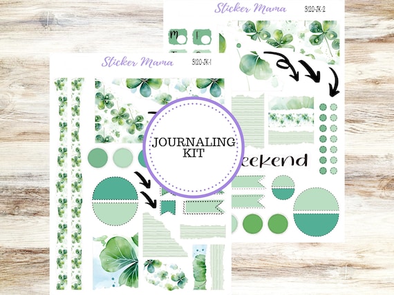 Journal Planner Sticker Kit | March Shamrock Magic #3120 | 11-25