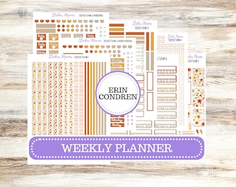 Erin Condren Weekly Planner Kit | WK 3223 Fall Pressed Flowers November