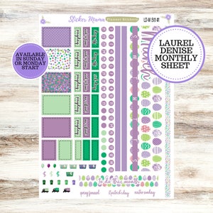 LAUREL DENISE PLANNER Kit #3111 || Laurel Denise Kit || Laurel Denise Stickers