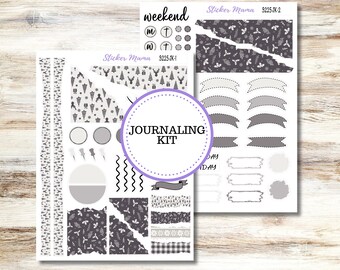 Journaling Kit 3225 |  Sleek Season  | Journal Planner Stickers
