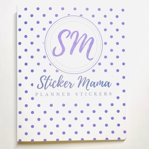 PLANNER STICKER ALBUM 8x6 - Sticker Storage - Sticker Book - Planner Storage - Sticker Album, Planner Sticker Book, Sticker Planner Book