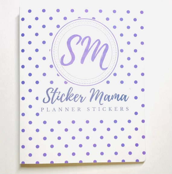 PLANNER STICKER ALBUM 8x6 - Sticker Storage - Sticker Book - Planner Storage - Sticker Album, Planner Sticker Book, Sticker Planner Book