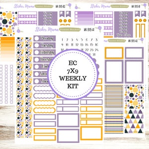 ERIN CONDREN WK-3115- Gruselige Palette || Wochenplaner Kit || Erin Condren || Stundenplaner Kit || Vertikales Planer-Kit