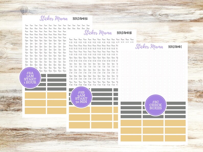 Laurel Denise Large Scout Planner Sticker Kit | Portrait Weekly ...