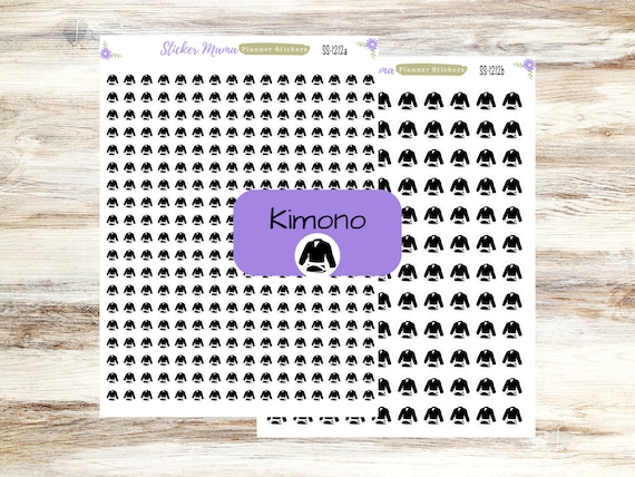 KIMONO PLANNER Stickers SS-1212 kimono sticker kit stickers for martial arts sports stickers kimono games kimono practice