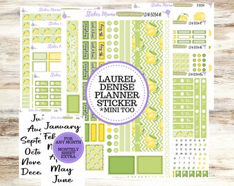 LAUREL DENISE PLANNER Kit #3034 || Laurel Denise Kit || Laurel Denise Stickers || Lemon Laurel Denise