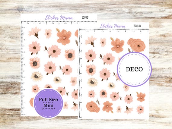 Deco Planner Sticker Sheet | 3203 Pretty in Pink