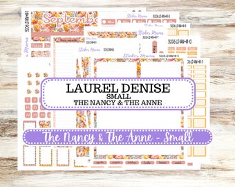 Laurel Denise Small Anne and Nancy Planner Sticker Kit | September 3206 Falling Colors | 6-26