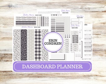 Erin Condren Dashboard Planner Kit 3225 | Sleek Season | 9-26