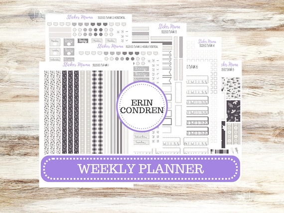 Erin Condren Weekly Planner Kit | WK 3225 Sleek Season
