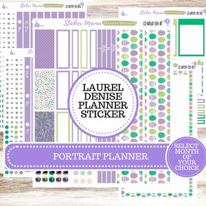 LAUREL DENISE PORTRAIT || Planner Kit #3111 || Easter Eggstravaganza || Laurel Denise Kit || Laurel Denise Stickers ||  ld