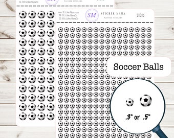 Planerare för fotboll, sportklistermärken (0,3, 0,5 eller 1 tum) | SS-1008