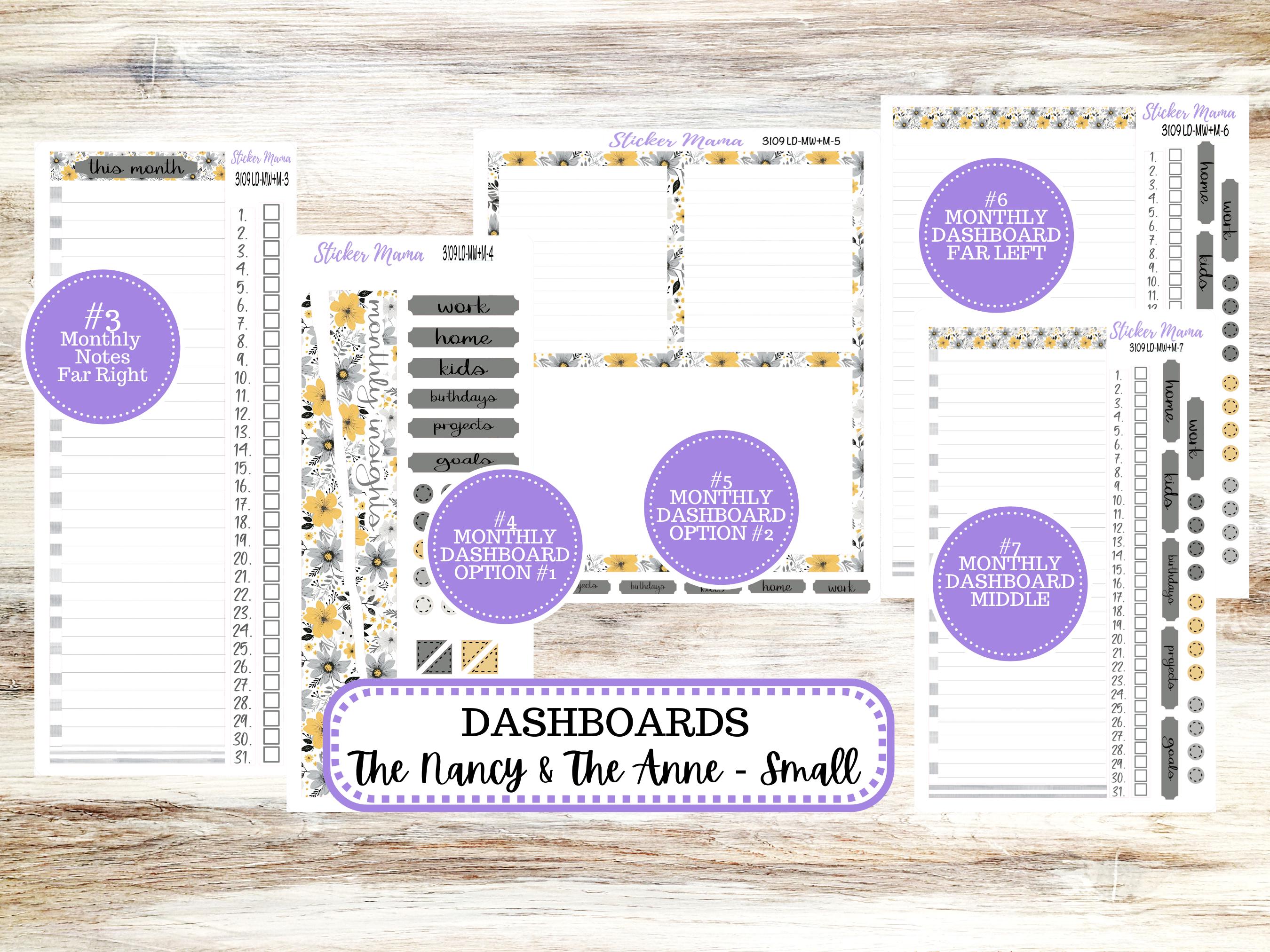 Laurel Denise Small Anne and Nancy Planner Sticker Kit | May Flowers ...