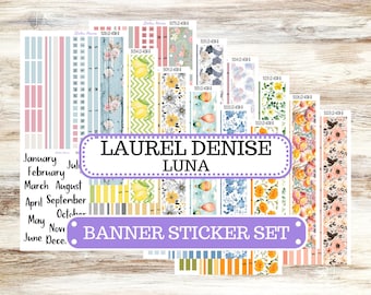 Banner Set | Laurel Denise Luna Monthly Header Kit