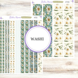 WASHI PLANNER STICKERS || 3122 || Vintage Blooms || Washi Stickers || Planner Stickers || Washi for Planners