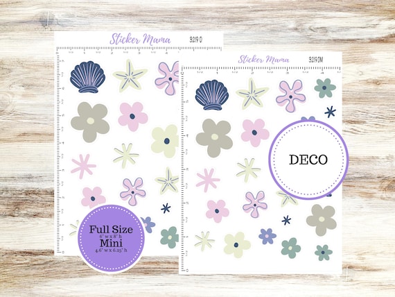 Deco Planner Stickers | Tropical Trinkets 3219