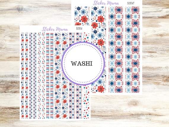 Washi Planner Stickers | 3035 American Dream |