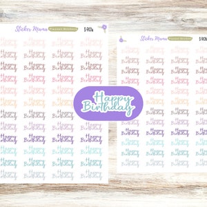 ALLES GUTE ZUM GEBURTSTAG STICKER || S-9101 ||