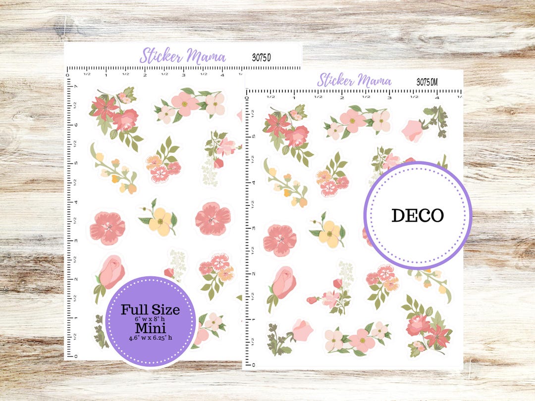 Deco Planner Stickers | Planner Clipart | Shabby Chic #3075 - Etsy