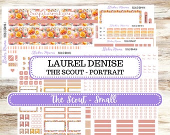 Laurel Denise Small Scout Planner Sticker Kit | Portrait Weekly + Monthly | September 3206 Falling Colors | 6-26