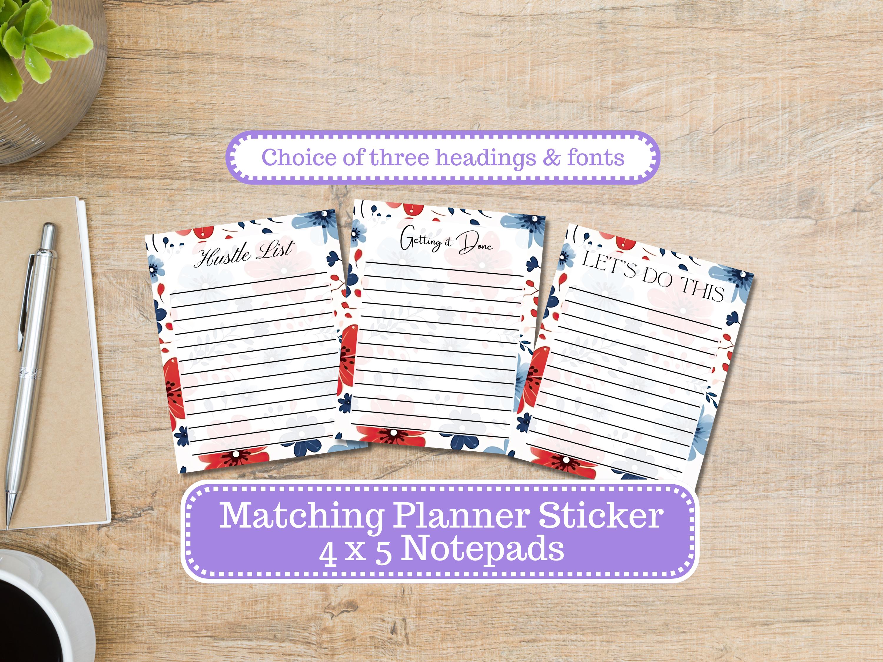 Laurel Denise Large Rose Planner Sticker Kit | 4-COLUMN (formerly ...