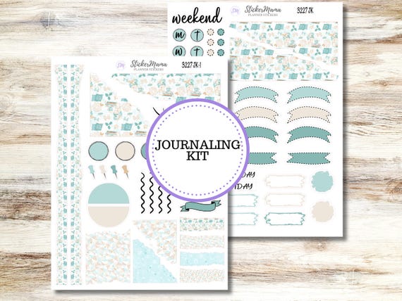 Journaling Kit 3227 |  Cozy Winter  | Journal Planner Stickers | Redesigned 10-26