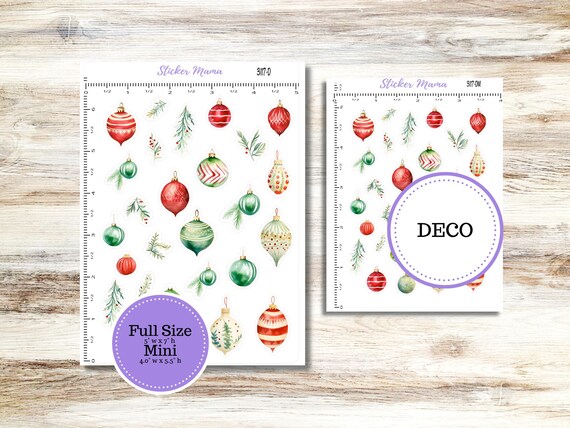 Deco 3117 | Jolly Jewels | Planner Stickers Decorations | Christmas Stickers | Redesigned 9-26