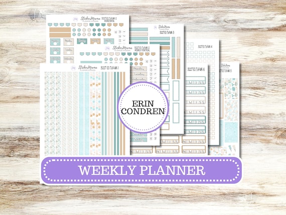 Erin Condren Weekly Planner Kit | WK 3227 Cozy Winter