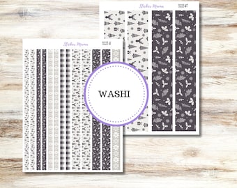 Washi Planner Stickers 3225 | Sleek Season