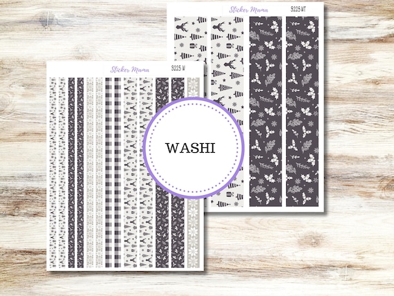 Washi Planner Stickers 3225 | Sleek Season