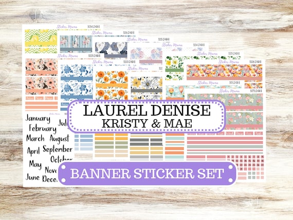 Banner Set | Laurel Denise Kristy and Mae Monthly Header Kit