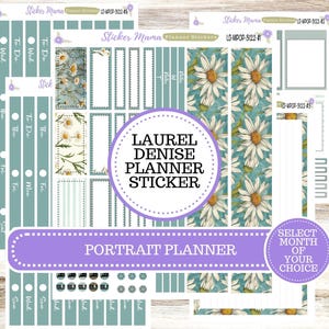 LAUREL DENISE PORTRAIT || Planner Kit #3122 || Vintage Bloom || Laurel Denise Kit || Laurel Denise Stickers ||  ld