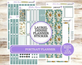 LAUREL DENISE PORTRAIT || Planner Kit #3122 || Vintage Bloom || Laurel Denise Kit || Laurel Denise Stickers ||  ld