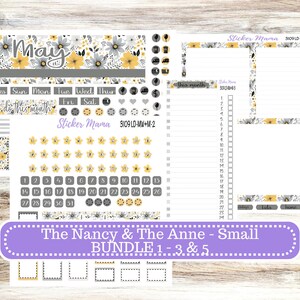 Laurel Denise Small Anne and Nancy Planner Sticker Kit | May Flowers ...