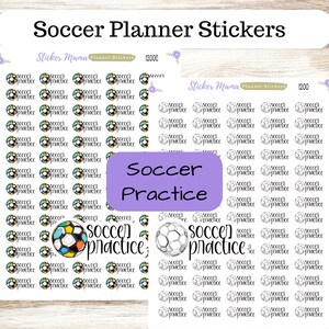 SOCCER PRACTICE Stickers SS-1200 || Soccer Planner Stickers || Soccer Sports Stickers || Soccer Games || Soccer Practice