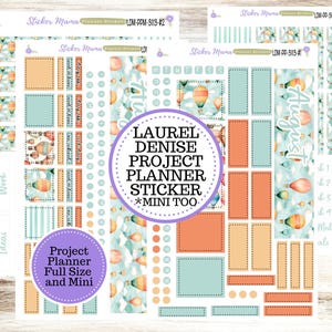 LAUREL DENISE PROJECT August Planner Kit #3113 || Hot Air Balloons || Laurel Denise Kit || Laurel Denise Stickers ||  || August ld