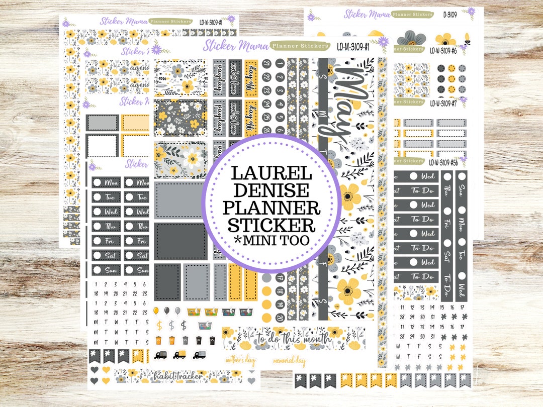 LAUREL DENISE PLANNER Kit 3109 Laurel Denise Kit Laurel Denise Stickers ...