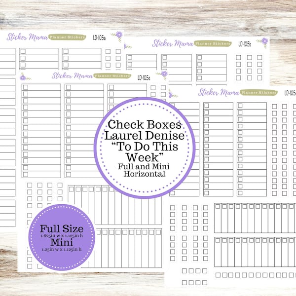 Laurel denise planner dupe etsy