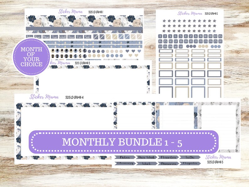Laurel Denise Jo Planner Sticker Kit | Pop-up Week+month | Month of ...