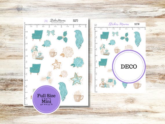 Deco 3227 | Cozy Winter | Planner Stickers | Winter Stickers | Redesigned 10-26