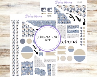 Journal Planner Sticker Kit  | Charming Roses #3215