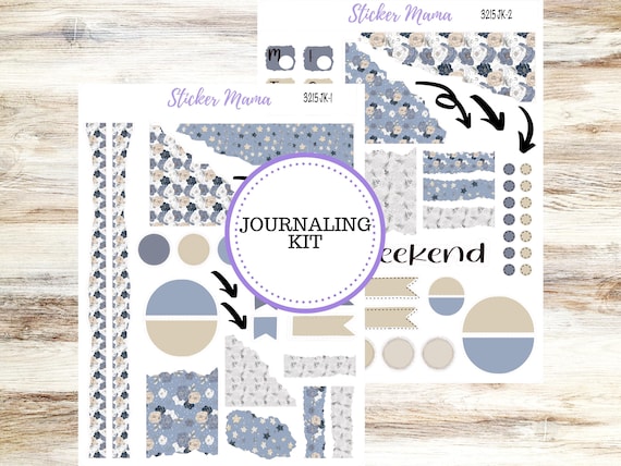 Journal Planner Sticker Kit  | Charming Roses #3215