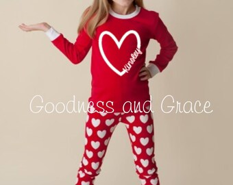 valentines day pjs