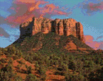 Sedona Arizona Landscape Cross Stitch pattern PDF - Instant Download!