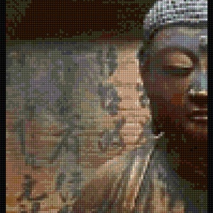 Hirado Buddha Kreuzstich Stickmuster - PDF - Instant Download!