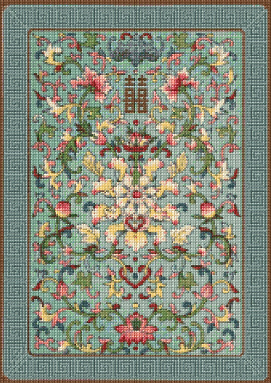 Chinese Tapestry Cross Stitch Pattern PDF Instant Download Etsy