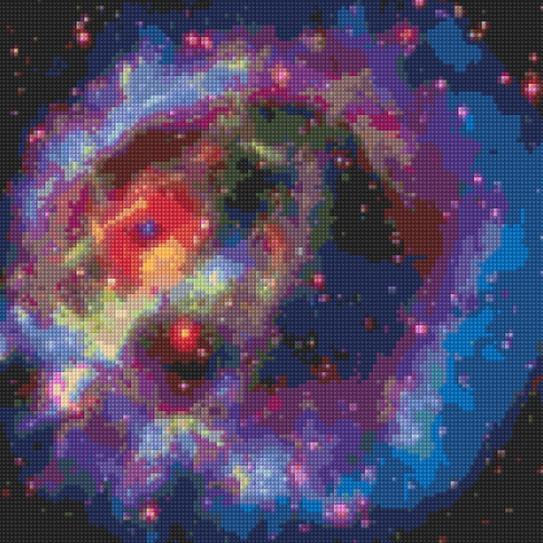Tucana Supernova ESO Teleskop Kreuzstichmuster PDF - Sofortiger Download!