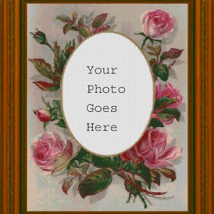 Cross Stitch Photo Mat Tapestry!
